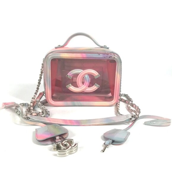 CHANEL Handbags - CHANEL Filigree Vanity Bag Crossbody CC CC Mark 2WAY Bag Shoulder Bag